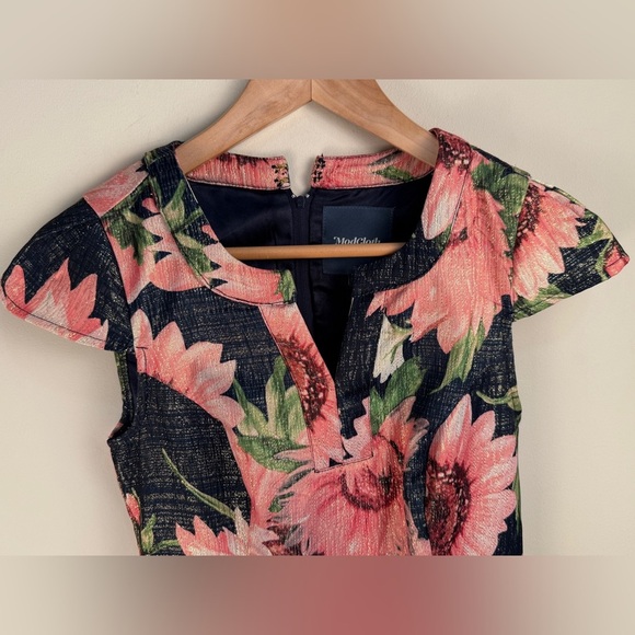 Mod ClothWomen's "Personal Boldness" Fit & Flare Dress Floral Print Size 2 EUC - Picture 6 of 16